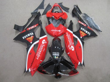 Noir Rouge Blanc Santander Carénage Moto R6 08-16