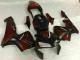 Noir Rouge Carénage Moto CBR 600 RR 03-04 Noir Rouge Carénage Moto CBR 600 RR 03-04