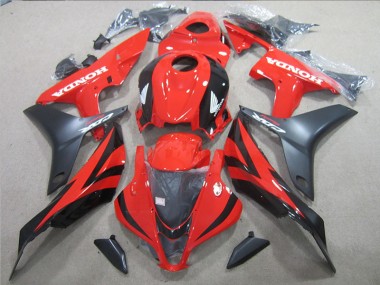 Noir Rouge Carénage Moto CBR 600 RR 07-08
