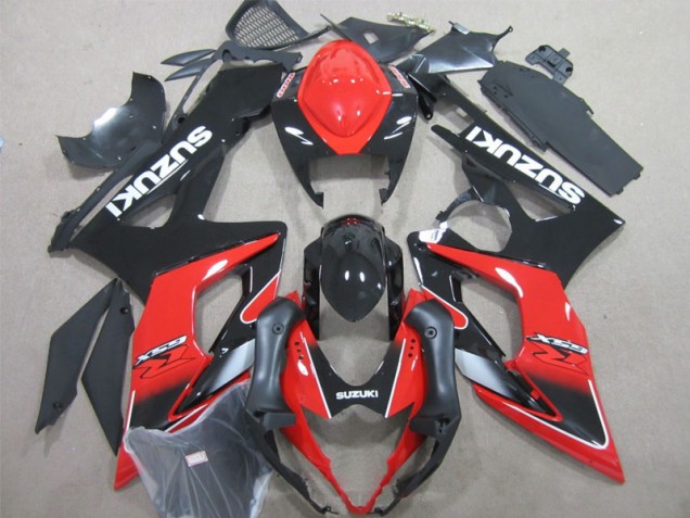 Noir Rouge Carénage Moto GSXR 1000 K5 05-06