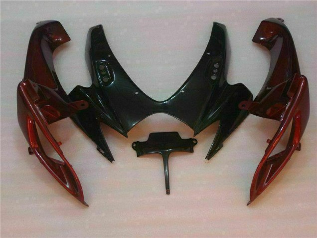 Noir Rouge Carénage Moto GSXR 600 / 750 K6 06-07 Noir Rouge Carénage Moto GSXR 600 / 750 K6 06-07