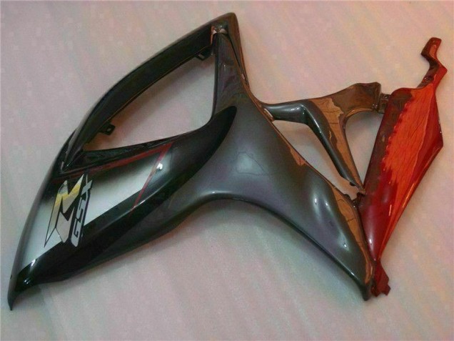 Noir Rouge Carénage Moto GSXR 600 / 750 K6 06-07 Noir Rouge Carénage Moto GSXR 600 / 750 K6 06-07