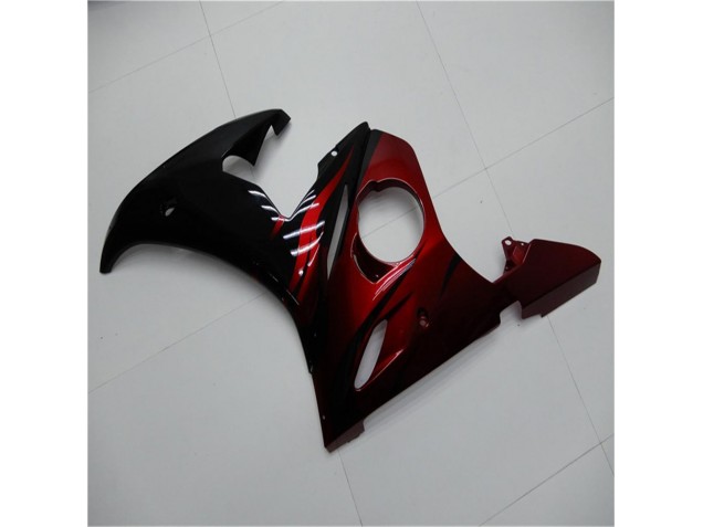 Noir Rouge Carénage Moto R6 03-05