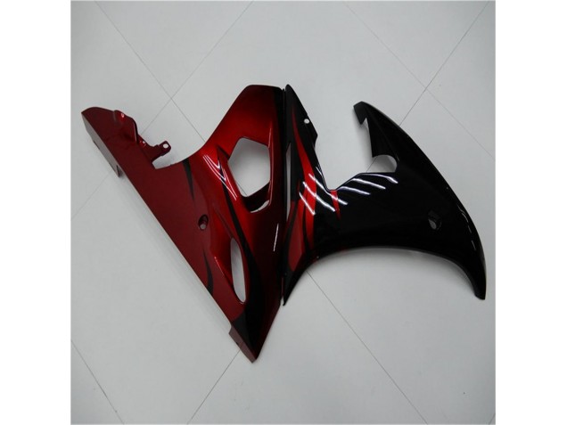 Noir Rouge Carénage Moto R6 03-05