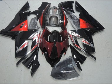 Noir Rouge Carénage Moto ZX10R 03-05