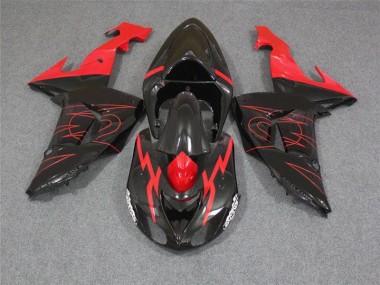Noir Rouge Carénage Moto ZX10R 06-07