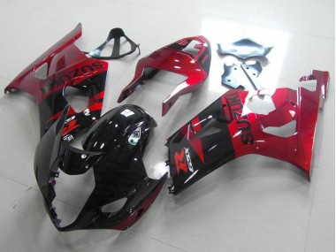 Noir Rouge Carénages Moto GSXR 1000 K3 03-04