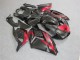 Noir Rouge Carénages Moto ZX14R ZZR 1400 06-11 Noir Rouge Carénages Moto ZX14R ZZR 1400 06-11