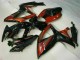 Noir Rouge Carrosserie Moto GSXR 600 / 750 K6 06-07 Noir Rouge Carrosserie Moto GSXR 600 / 750 K6 06-07