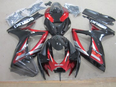 Noir Rouge Carrosserie Moto GSXR 600 K6 06-07