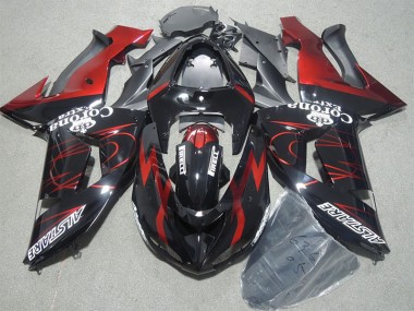 Noir Rouge Corona Extra Carénage Moto ZX10R 06-07