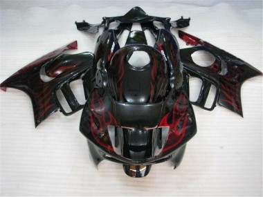 Noir Rouge Flamme Carénage Moto CBR 600 F3 95-98