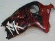 Noir Rouge Flamme Carénage Moto GSXR 1300 Hayabusa 96-07 Noir Rouge Flamme Carénage Moto GSXR 1300 Hayabusa 96-07