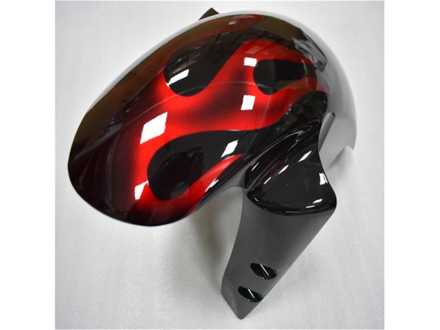 Noir Rouge Flamme Carénage Moto R6 03-05