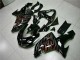 Noir Rouge Flamme Carénages Moto ZX10R 06-07