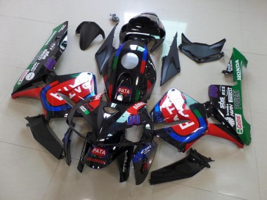 Noir Rouge Pata Carénage Moto CBR 600 RR 05-06