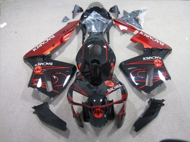 Noir Rouge Racardi Carénage Moto ZX10R 03-05