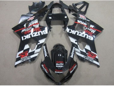 Noir Rouge Telefumia Movistar Carénage Moto GSXR 600 K4 04-05