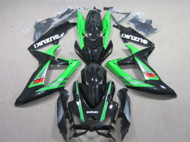 Noir Vert Carénage Moto GSXR 600 K6 06-07
