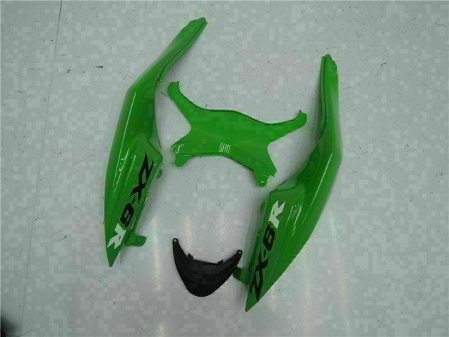 Noir Vert Carénage Moto ZX6R 09-12 Noir Vert Carénage Moto ZX6R 09-12