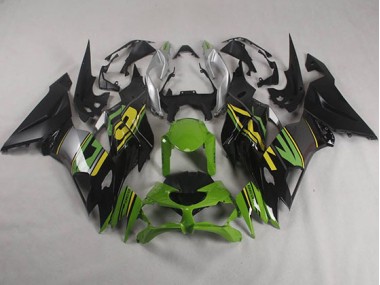 Noir Vert Carénage Moto ZX6R 19-23