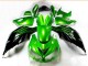 Noir Vert Carénages Moto ZX14R ZZR 1400 12-21
