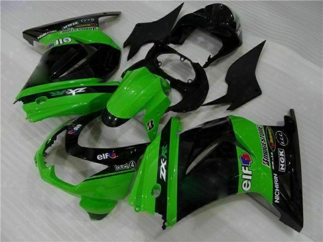 Noir Vert Carrosserie Moto EX250 08-12 Noir Vert Carrosserie Moto EX250 08-12