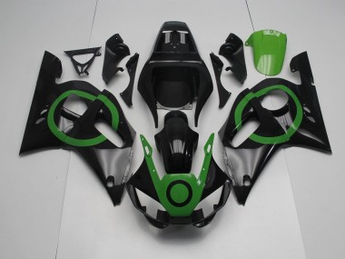 Noir Vert Cercle Carénage Moto R6 98-02