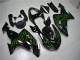 Noir Vert Flamme Carénage Moto ZX10R 06-07