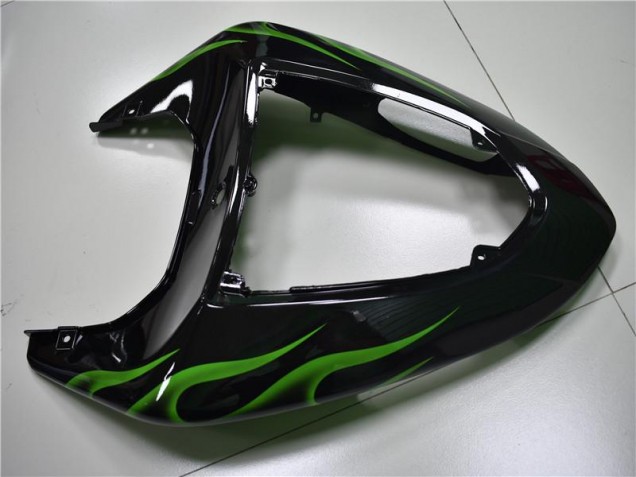 Noir Vert Flamme Carénage Moto ZX10R 06-07