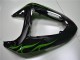 Noir Vert Flamme Carénage Moto ZX10R 06-07