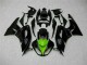 Noir Vert Kit Carénages Motos Complet ZX6R 09-12