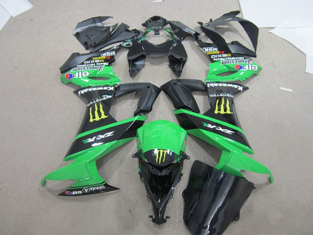 Noir Vert Monster Carénage Moto ZX10R 08-10