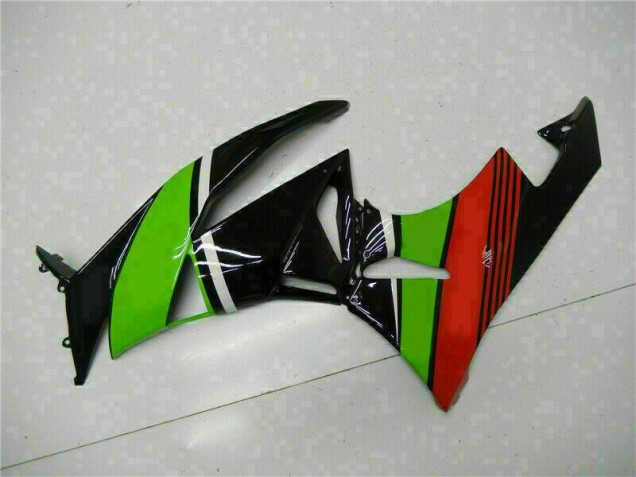 Noir Vert Rouge Carénage Moto ZX6R 09-12 Noir Vert Rouge Carénage Moto ZX6R 09-12