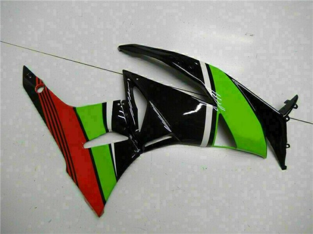 Noir Vert Rouge Carénage Moto ZX6R 09-12 Noir Vert Rouge Carénage Moto ZX6R 09-12