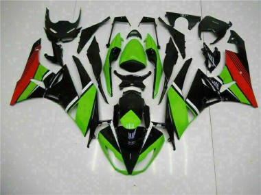Noir Vert Rouge Carénage Moto ZX6R 09-12