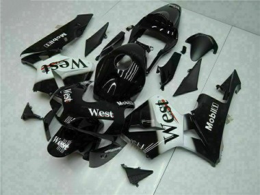 Noir West Carénage Moto CBR 600 RR 03-04