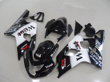Noir West Carénage Moto GSXR 750 K4 04-05