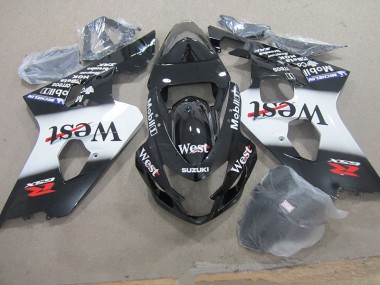 Noir West Mobil Carénage Moto GSXR 750 K4 04-05