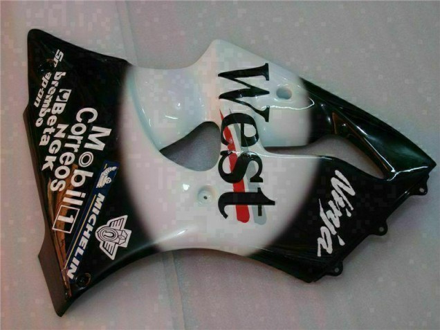 Noir West Ninja Carénage Moto ZX6R 00-02 Noir West Ninja Carénage Moto ZX6R 00-02