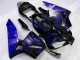 Noir avec Bleu Flamme Carénage Moto CBR 600 RR 03-04 Noir avec Bleu Flamme Carénage Moto CBR 600 RR 03-04