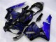 Noir avec Bleu Flamme Carénage Moto CBR 600 RR 03-04 Noir avec Bleu Flamme Carénage Moto CBR 600 RR 03-04
