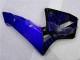 Noir avec Bleu Flamme Carénage Moto CBR 600 RR 03-04 Noir avec Bleu Flamme Carénage Moto CBR 600 RR 03-04