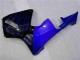 Noir avec Bleu Flamme Carénage Moto CBR 600 RR 03-04 Noir avec Bleu Flamme Carénage Moto CBR 600 RR 03-04