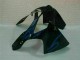Noir avec Bleu Flamme Carénage Moto ZX6R 00-02