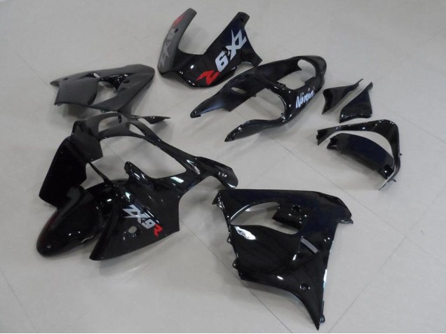 Noir avec Gris Décalque Carénage Moto ZX9R 00-01 Noir avec Gris Décalque Carénage Moto ZX9R 00-01