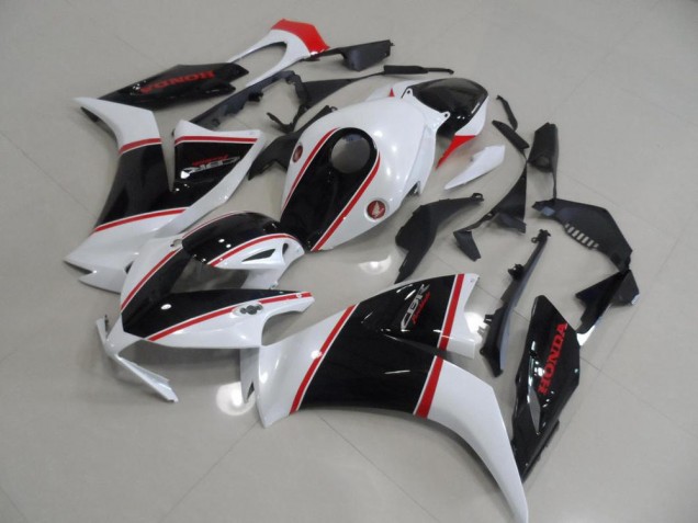 Noir et Blanc et Rouge Bande Carénage Moto CBR 1000 RR 12-16