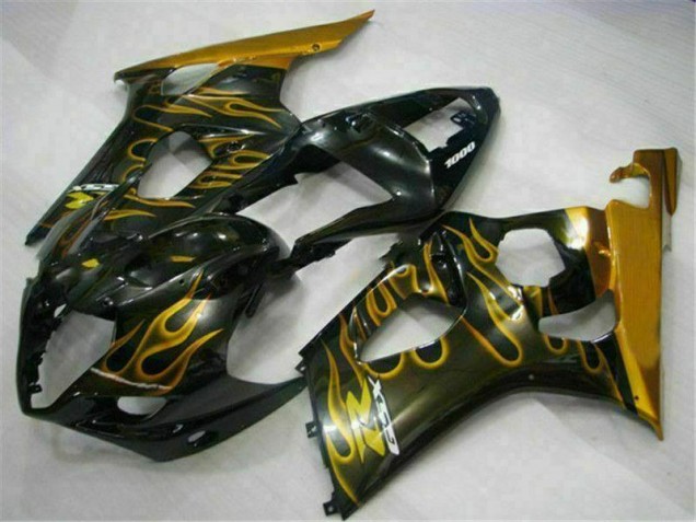 Or Noir Carénage Moto GSXR 1000 K3 03-04 Or Noir Carénage Moto GSXR 1000 K3 03-04