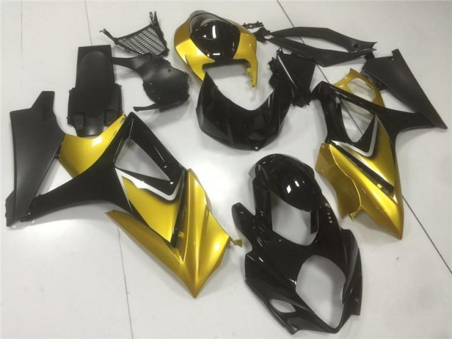 Or Noir Carénages Moto GSXR 1000 K7 07-08 Or Noir Carénages Moto GSXR 1000 K7 07-08