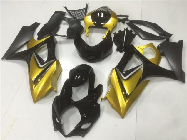 Or Noir Carénages Moto GSXR 1000 K7 07-08 Or Noir Carénages Moto GSXR 1000 K7 07-08